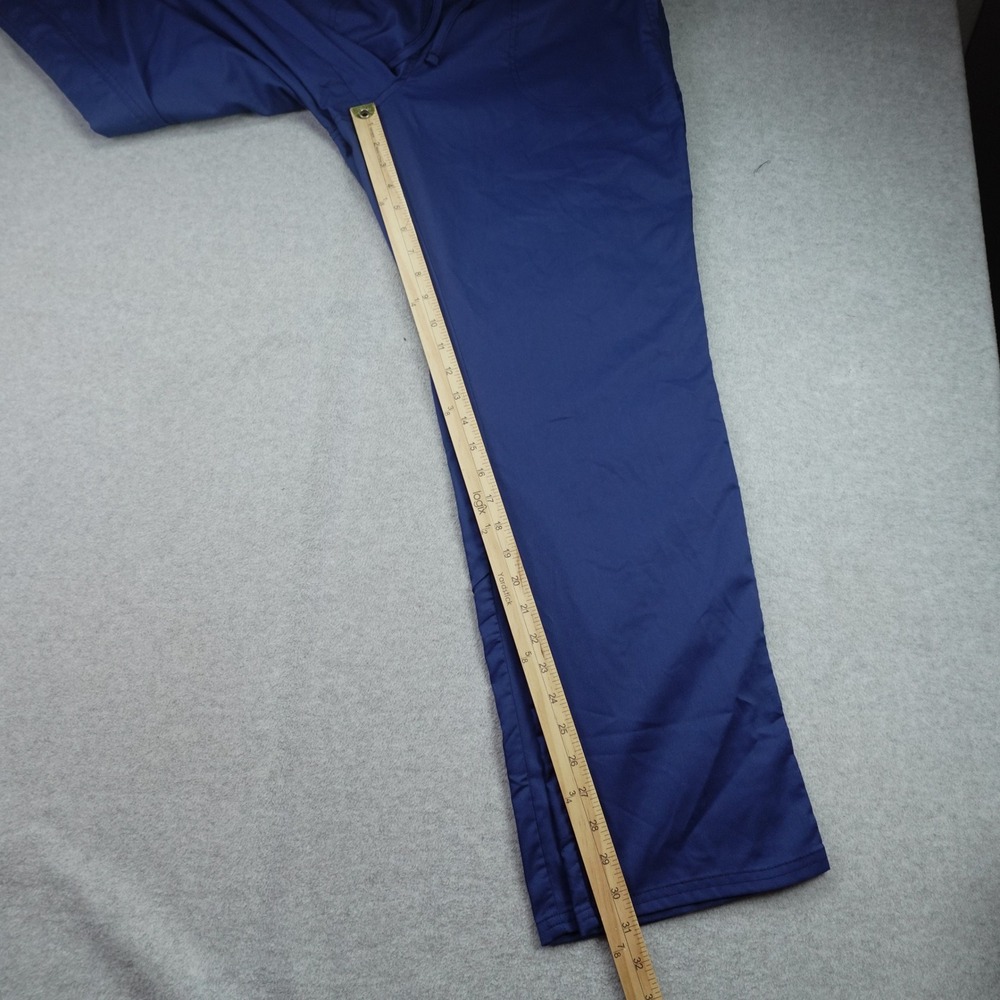 Cherokee Workwear Scrub Pants Womens Large Navy Blue Cargo Medical Lot of 2 - Picture 8 of 13